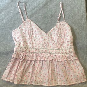 Large floral design tank top from Francescas. Worn once, great condition
